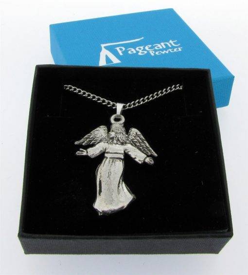 Angel Pendant - high quality pewter gifts from Pageant Pewter