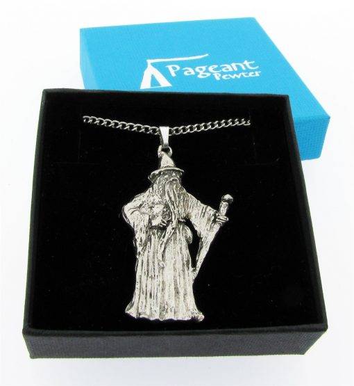 Wizard Pendant - high quality pewter gifts from Pageant Pewter