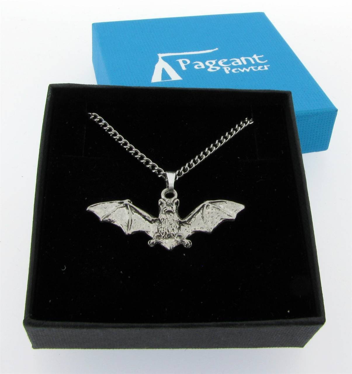 Bat Pendant - high quality pewter gifts from Pageant Pewter