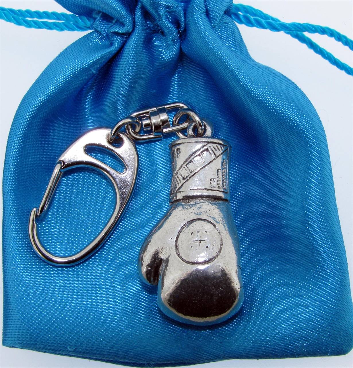 Boxing Glove Keyring high quality pewter gifts from Pageant Pewter