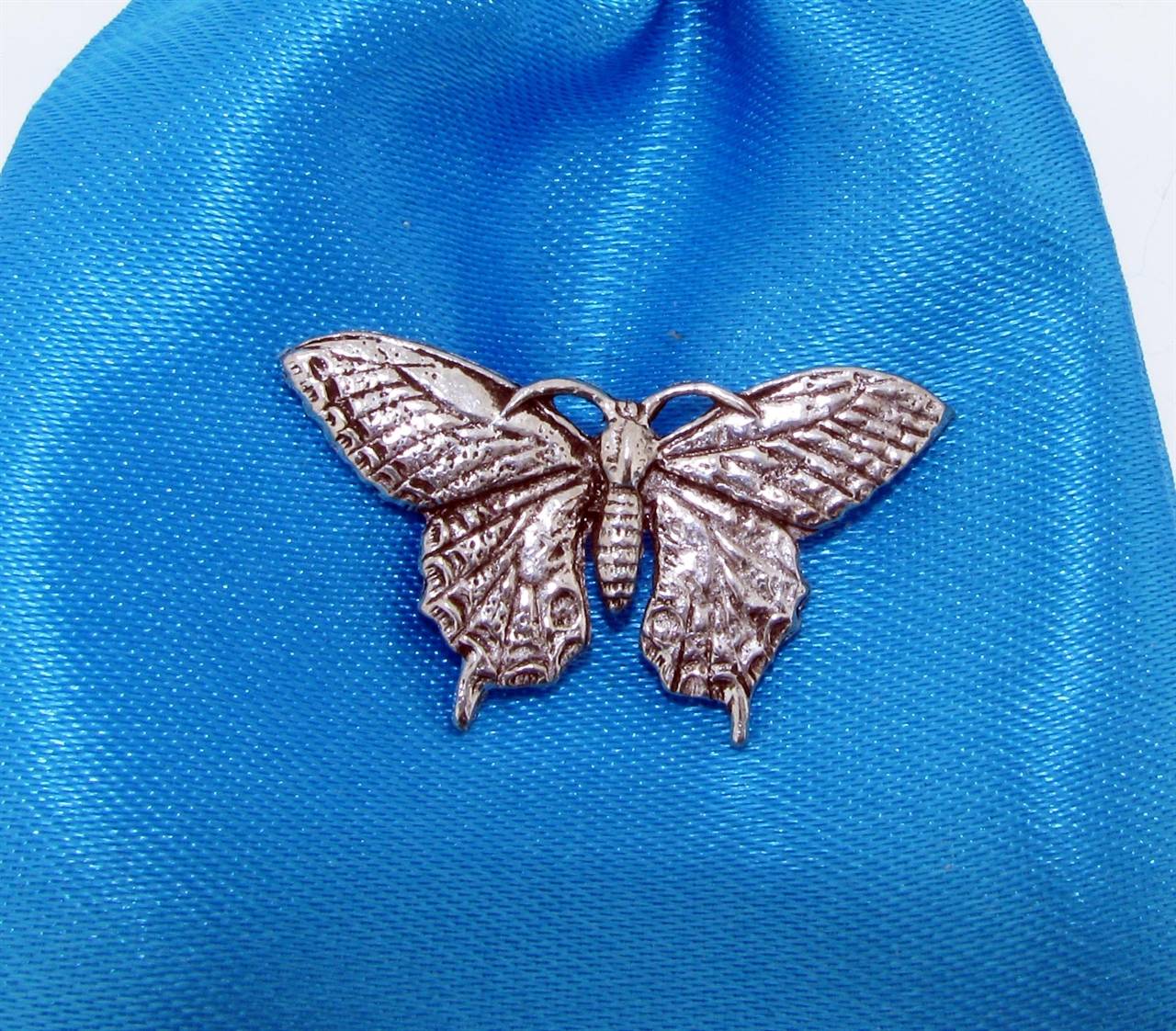 Butterfly Pin Badge high quality pewter gifts from Pageant Pewter