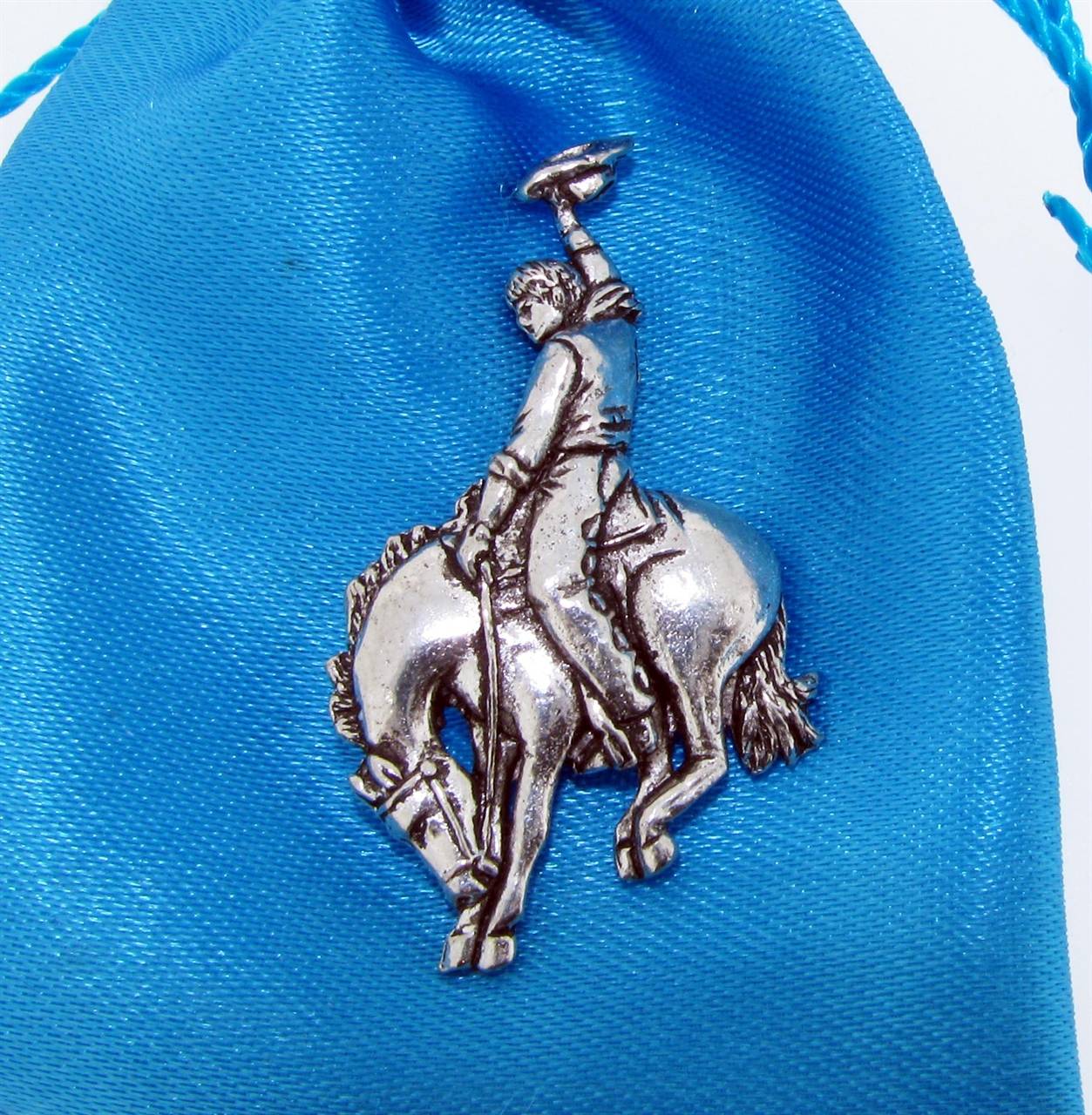 Rodeo Pin Badge - high quality pewter gifts from Pageant Pewter