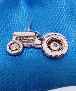 Tractor Pin Badge - high quality pewter gifts from Pageant Pewter