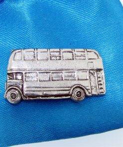 Bus Pin Badge - high quality pewter gifts from Pageant Pewter