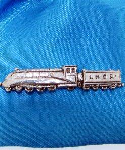 Mallard Train Pin Badge - high quality pewter gifts from Pageant Pewter