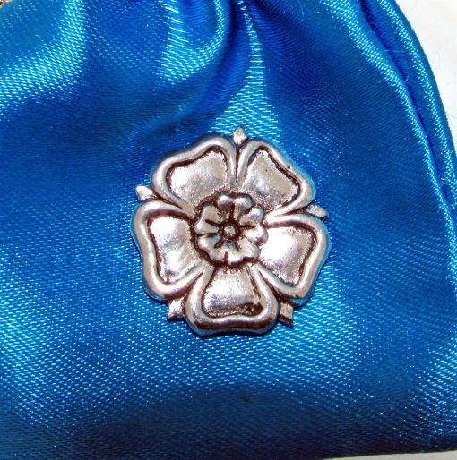 English Rose Pin Badge - high quality pewter gifts from Pageant Pewter