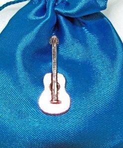 Spanish Guitar Pin Badge - high quality pewter gifts from Pageant Pewter