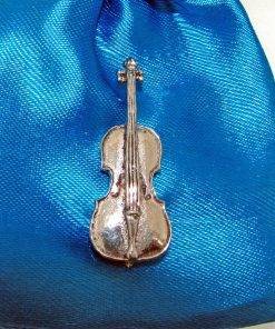 Cello Pin Badge - high quality pewter gifts from Pageant Pewter