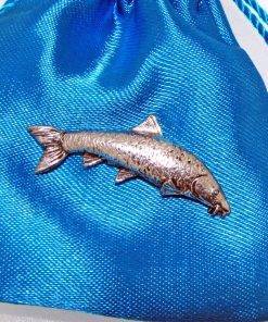 Barbel Pin Badge - high quality pewter gifts from Pageant Pewter