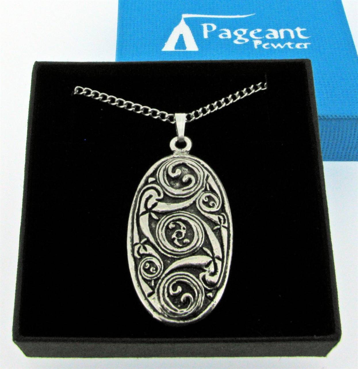 Celtic Shield Pendant - high quality pewter gifts from Pageant Pewter