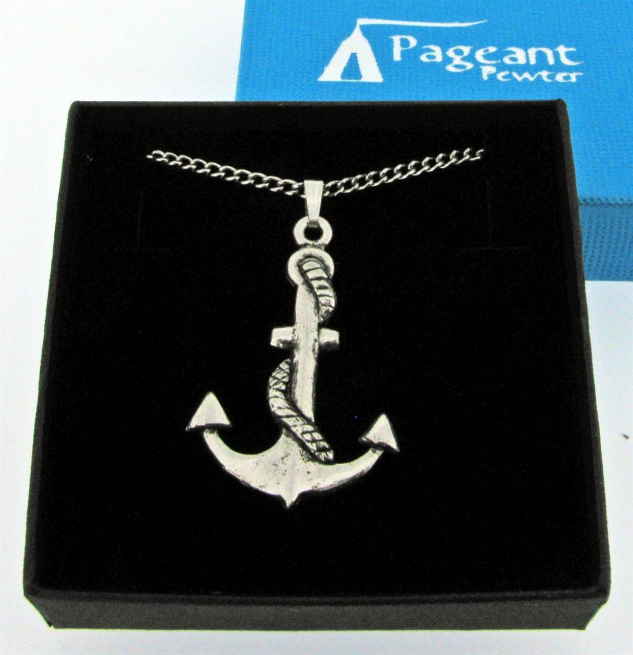 Anchor Pendant - high quality pewter gifts from Pageant Pewter