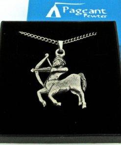 Sagitarius Pendant - high quality pewter gifts from Pageant Pewter