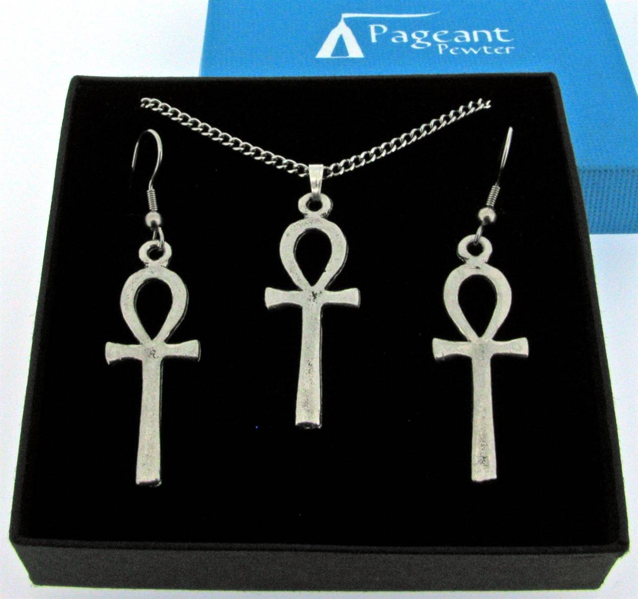 Ankh Jewellery Gift Set high quality pewter gifts from Pageant Pewter
