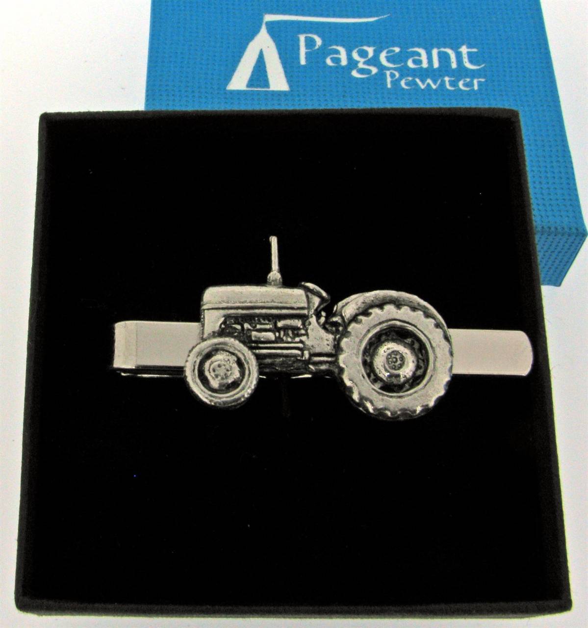 Tractor Tie Clip - high quality pewter gifts from Pageant Pewter