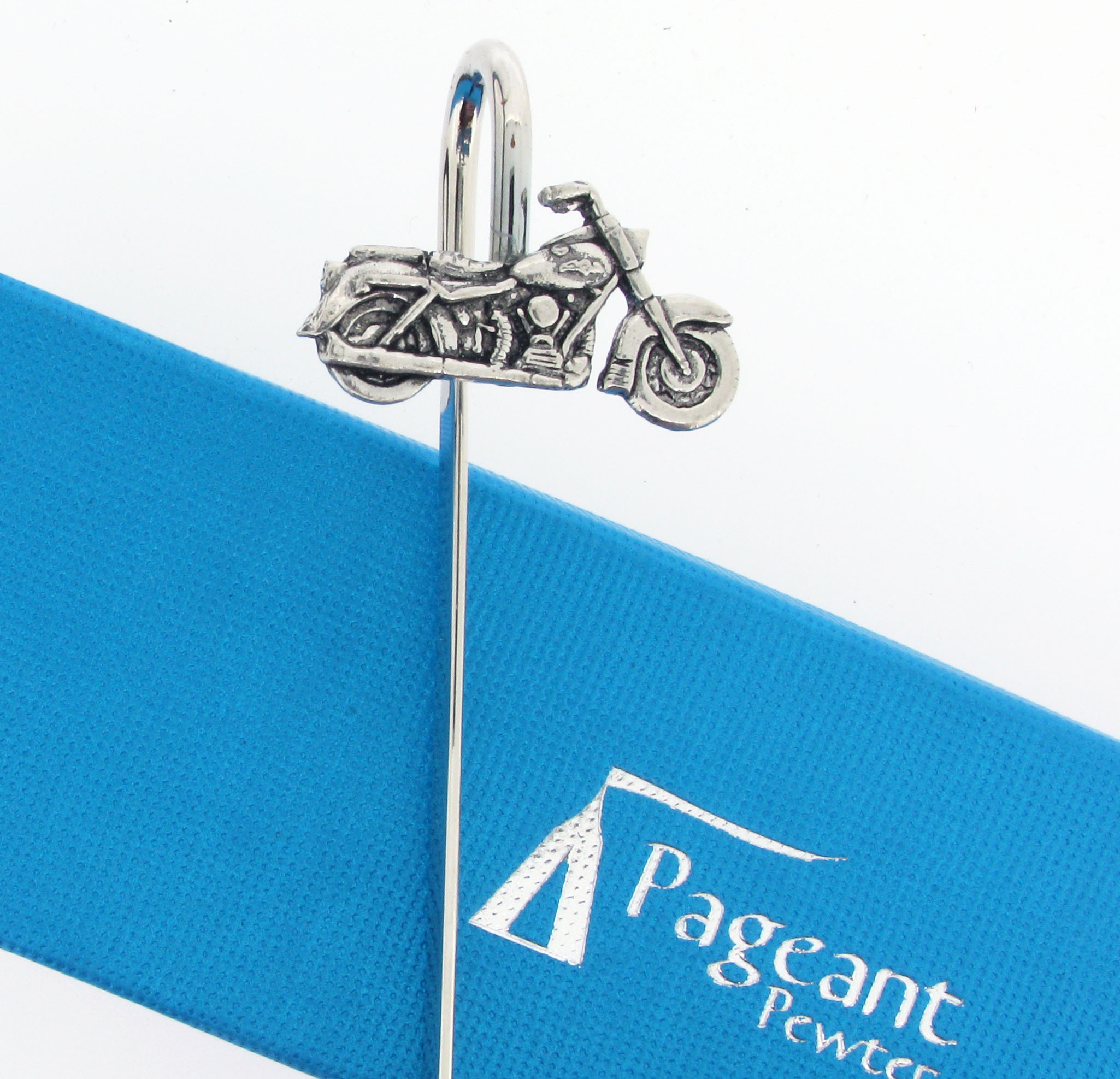 Motorbike Bookmark - high quality pewter gifts from Pageant Pewter