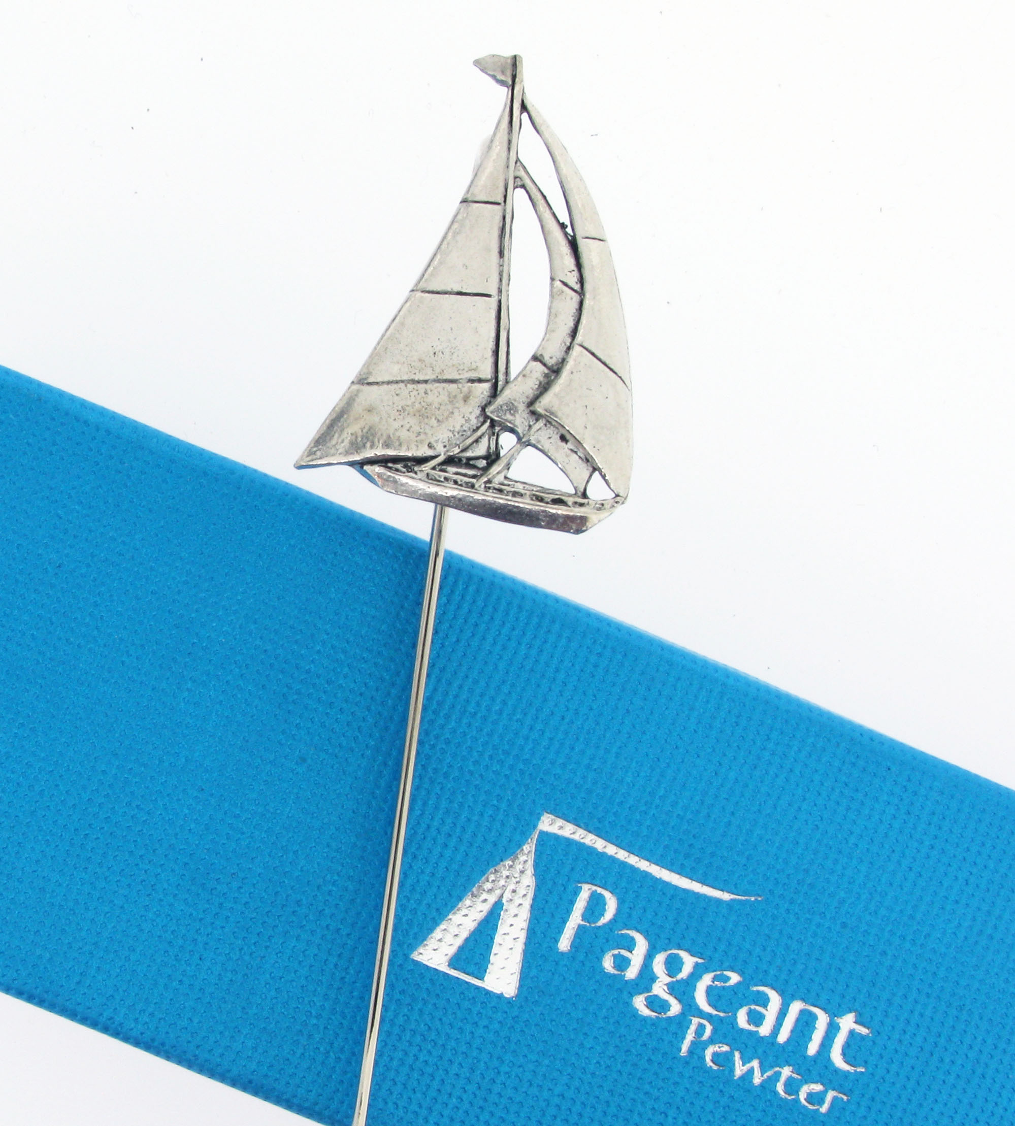 Yacht Bookmark - high quality pewter gifts from Pageant Pewter