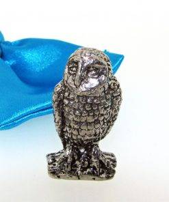 Owl Miniature - high quality pewter gifts from Pageant Pewter