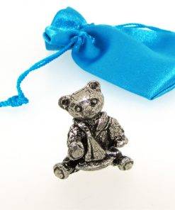 Boy Teddy Miniature - high quality pewter gifts from Pageant Pewter