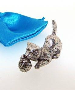 Kitten Miniature - high quality pewter gifts from Pageant Pewter