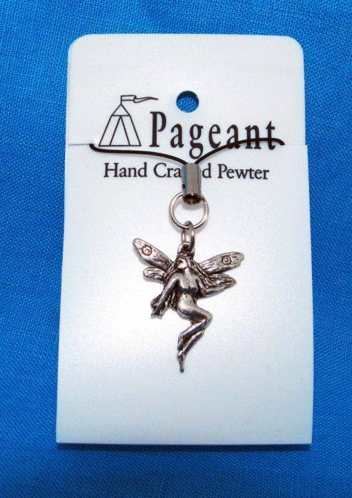 Fairy Phone / Bag Charm - high quality pewter gifts from Pageant Pewter