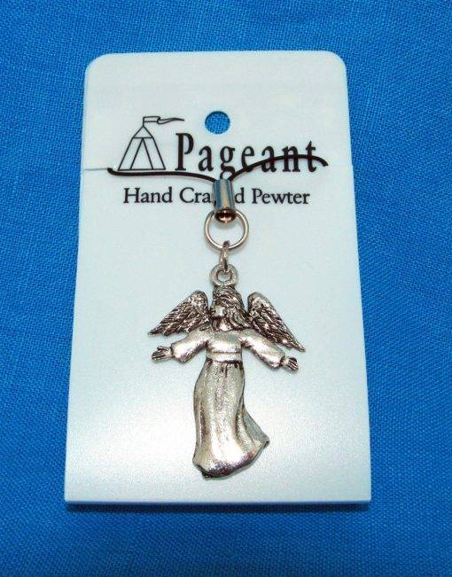 Angel Phone / Bag Charm - high quality pewter gifts from Pageant Pewter