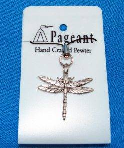 Dragonfly Phone / Bag Charm - high quality pewter gifts from Pageant Pewter
