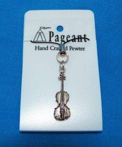 Violin Phone / Bag Charm - high quality pewter gifts from Pageant Pewter