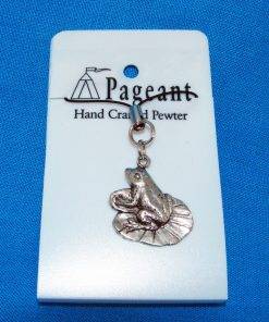 Frog Phone / Bag Charm - high quality pewter gifts from Pageant Pewter