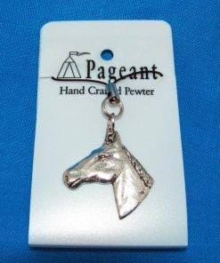 Horse Head Phone / Bag Charm - high quality pewter gifts from Pageant Pewter