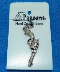 Pistol Phone / Bag Charm - high quality pewter gifts from Pageant Pewter
