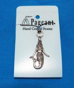 Mermaid Phone / Bag Charm - high quality pewter gifts from Pageant Pewter