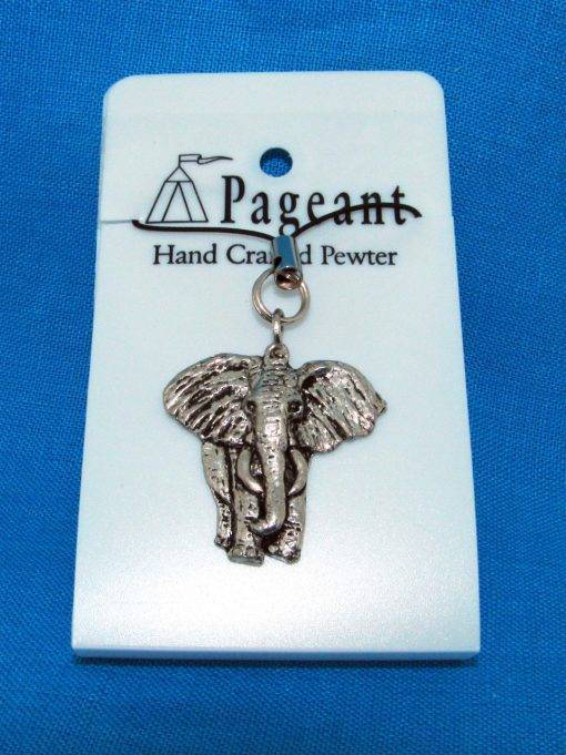 Elephant Phone / Bag Charm - high quality pewter gifts from Pageant Pewter