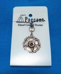 Yorkshire Rose Phone / Bag Charm - high quality pewter gifts from Pageant Pewter