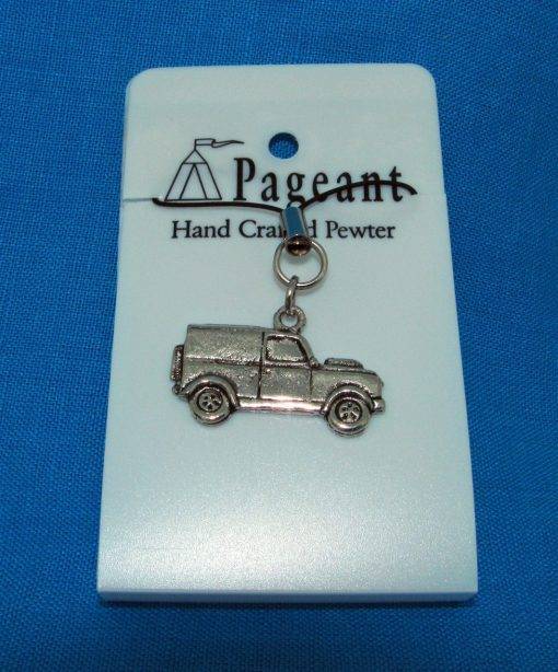 Classic Car LR Phone / Bag Charm - high quality pewter gifts from Pageant Pewter