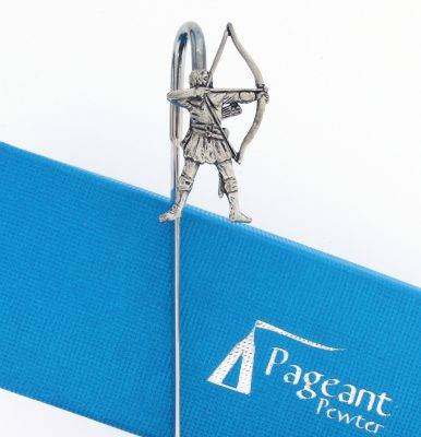 Archer – Robin Hood Bookmark – Pageant Pewter