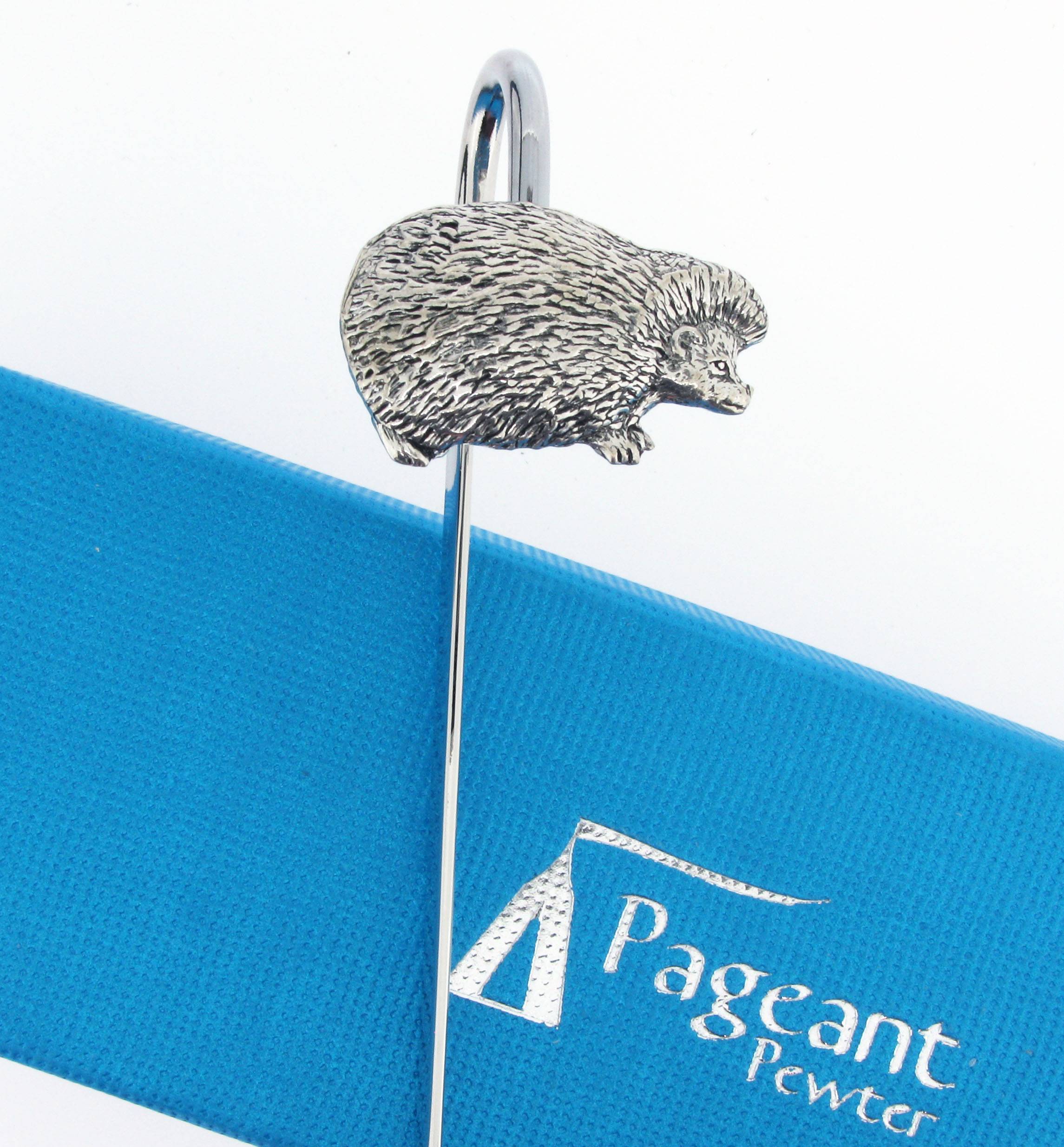 Hedgehog Bookmark - high quality pewter gifts from Pageant Pewter