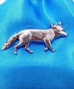 thumbnail image 2 of Handmade English Pewter Fox Vixen Head Lapel Pin Badge – Wildlife Brooch – Gift Boxed – Made In UK 2 of 6
