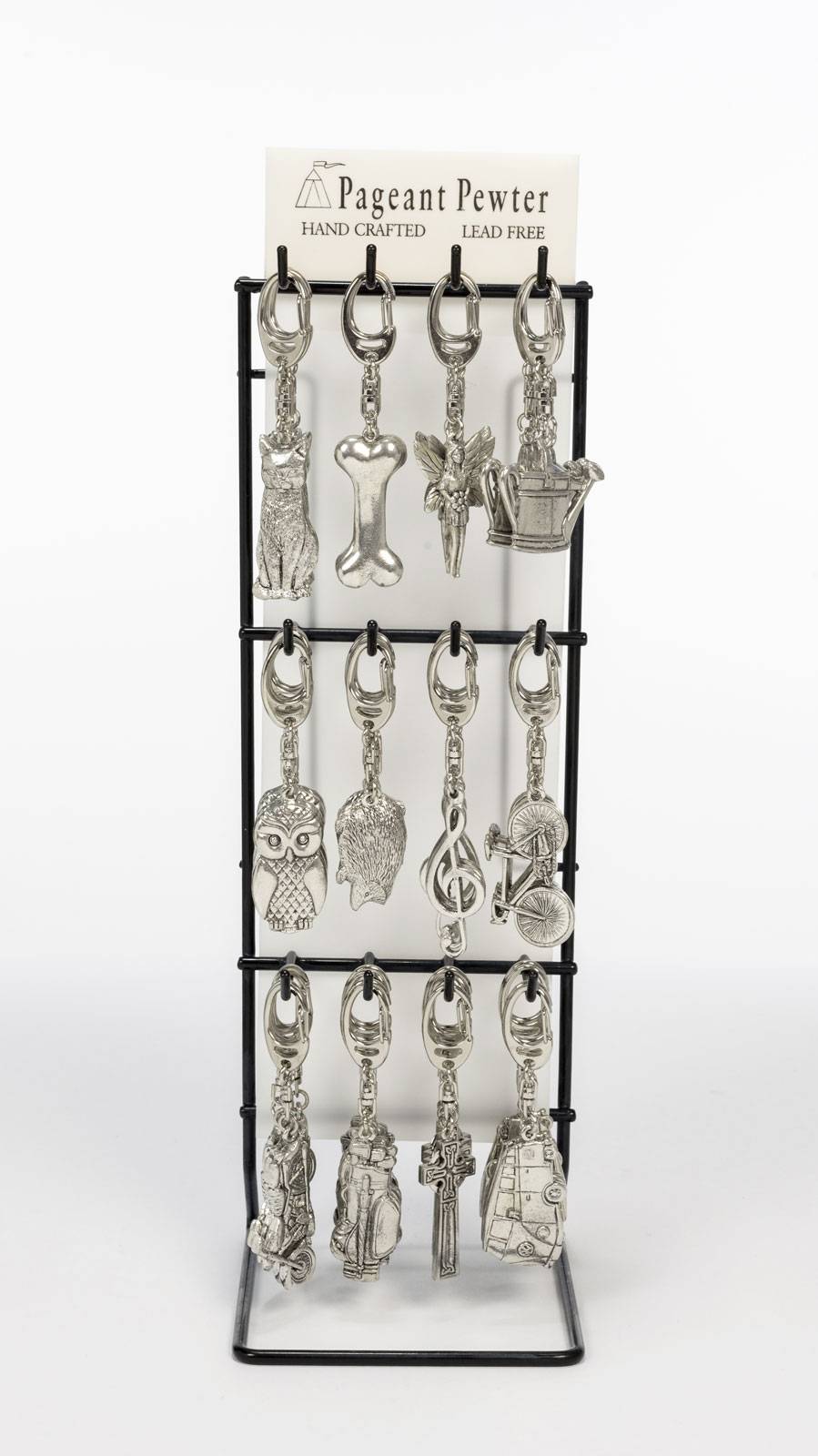 Keyring Display Stand - Pageant Pewter