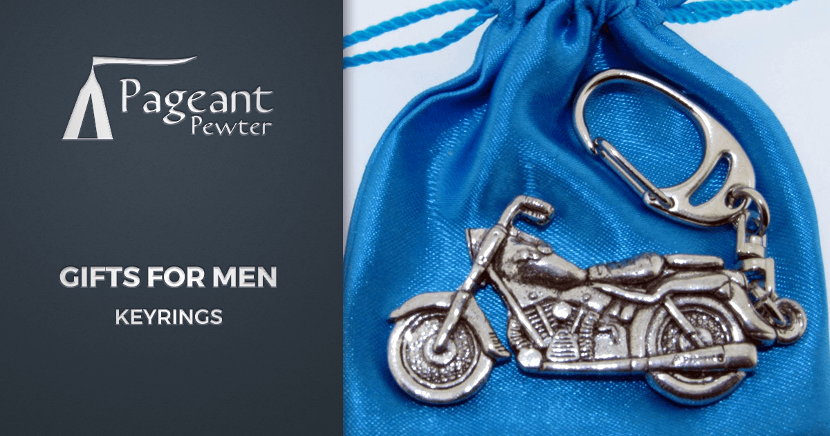 Pewter keyrings for men high quality pewter gifts from Pageant Pewter