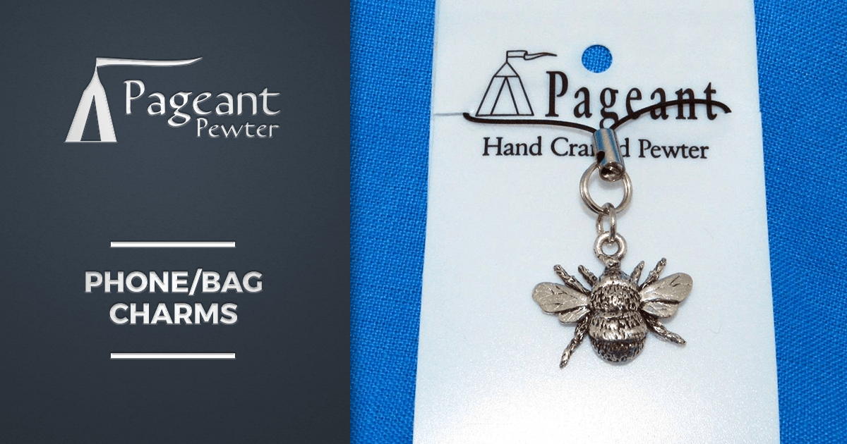 Zip/Bag Charms high quality pewter gifts from Pageant Pewter