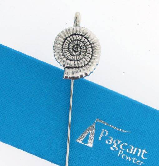 Ammonite Bookmark - high quality pewter gifts from Pageant Pewter