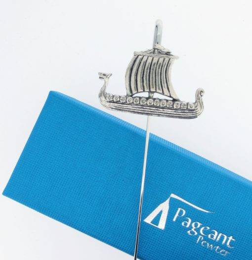 Viking Longship Bookmark - high quality pewter gifts from Pageant Pewter