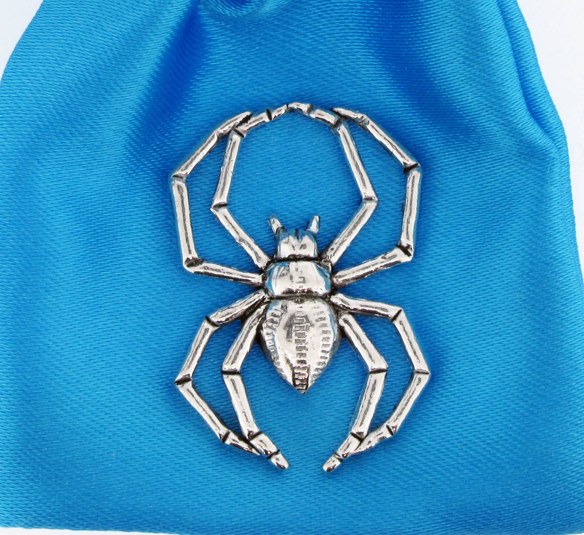 Spider Pin Badge Pageant Pewter 