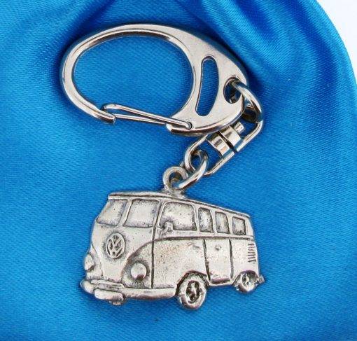Camper Small Keyring - high quality pewter gifts from Pageant Pewter