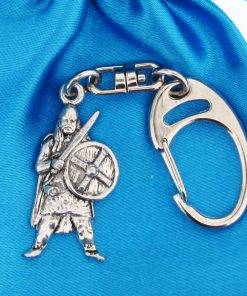 Viking Small Keyring - high quality pewter gifts from Pageant Pewter