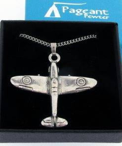 Spitfire Pendant - high quality pewter gifts from Pageant Pewter