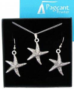 Starfish Pewter Jewellery Giftset