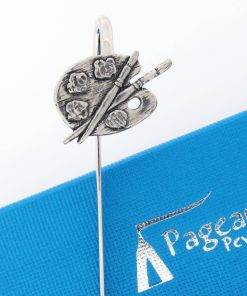 Artist's Palette Pewter Bookmark