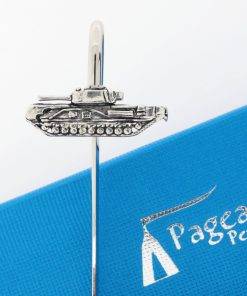 WW2 Churchill Tank Pewter Bookmark
