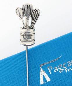 Cooking Utensils Pewter Bookmark